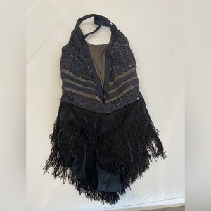 Beautiful black one piece Weissman Costume in a small adult.